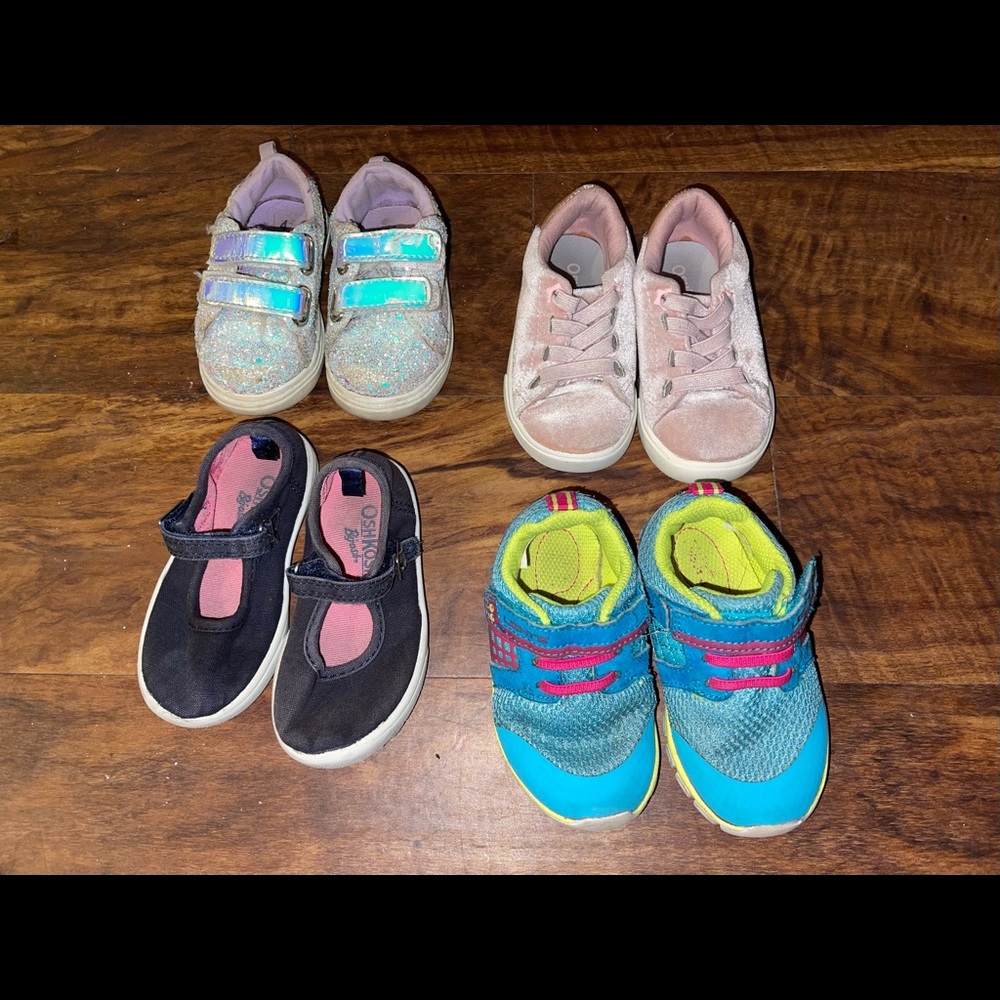 Bundle of size 6 Baby Girl Shoes